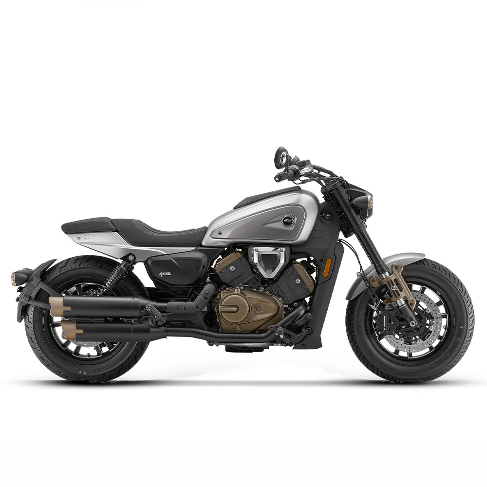 Мотоцикл QJ SRV 600 V4 (серебристый) 2026г.