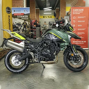 Мотоцикл Benelli TRK 702X (зеленый/черный)