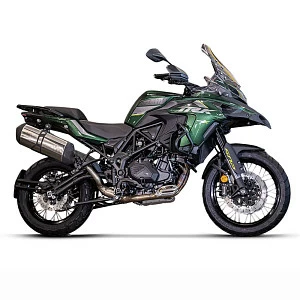 Мотоцикл Benelli TRK 502X (темно-зеленый глянцевый) 2026г.