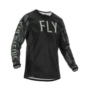 Джерси FLY RACING KINETIC S.E. TACTIC (2022) (камуфл/черн/сер, XXL)