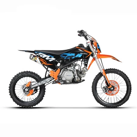 Питбайк Regulmoto SPITFIRE PRO 19/16, 140cc (Черный/ оранжевый, , 204813-1)