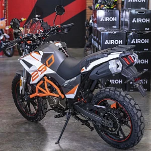 Мотоцикл турэндуро ROCKOT HOUND 250 2.0 (белый/оранжевый)