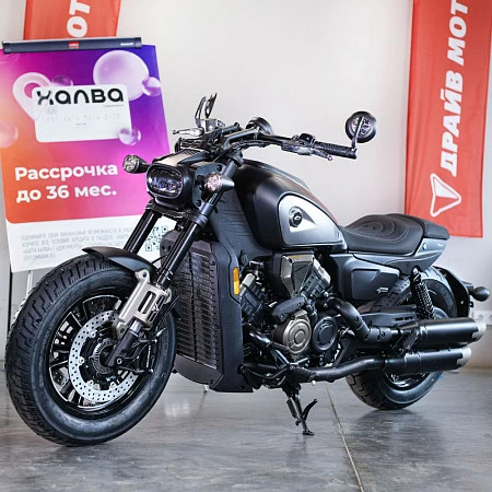 Мотоцикл QJ SRV 600 V4 (черный матовый) 2026г.
