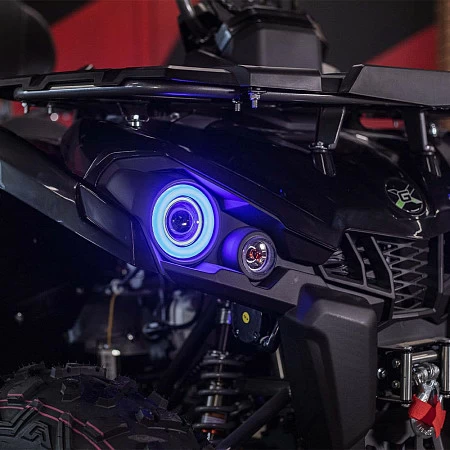 Снегоболотоход (квадроцикл) GLADIATOR (Mikilon) F200 LONG (черный) с ПСМ
