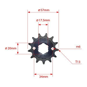 Звезда ведущая 428-13T d-20  SM-PARTS
