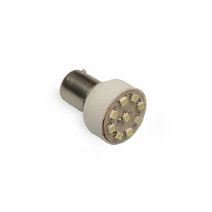 Лампа стоп-сигнал, двухконтактная (1шт) 9 SMD белый