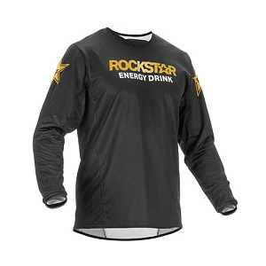 Джерси FLY RACING KINETIC ROCKSTAR (2022) (черн/зол, M)