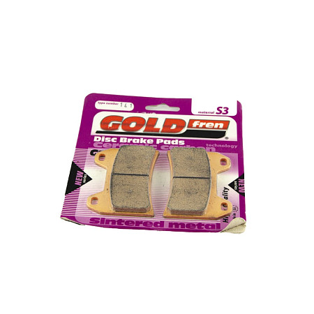 Тормозные колодки GOLD FREN Sintered S3 141 (FA 244)